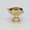 Kubera Brass Deepam - Spiritual Prosperity Oil Lamp (120g)