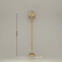 Brass Vel Ayutham  -  Murugan Thiruvadi Symbol for Pooja & Temple Decor