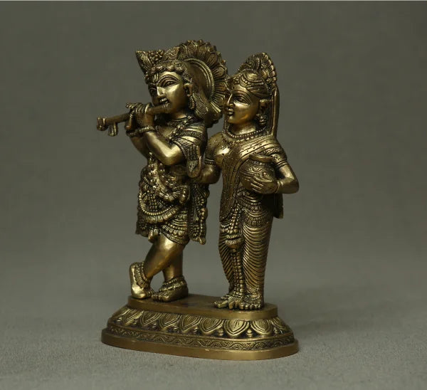 Radha Krishnar Base 4.5kg Antique