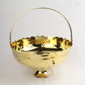 Brass Sheet Basket With Casted Handle 8