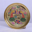 Brass Pooja Tray Peacock 8 210gm