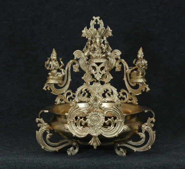 Laskhmi Vinayagar Saraswathi Urli 19 Inch