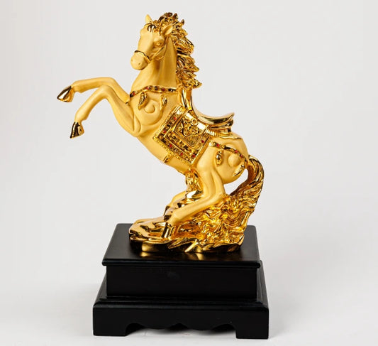 Horse Resin Craft 081- Gold