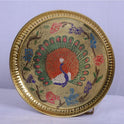 Brass Pooja Tray Peacock 8 210gm