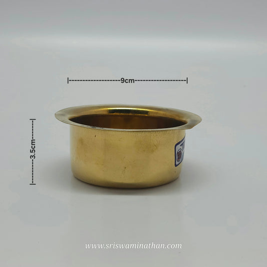 Brass davara without tumbler