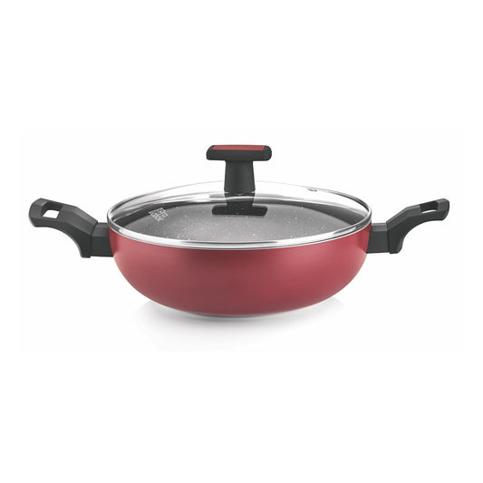 MILTON KADHAI WITH LID 22CM GRANITO INDUCTION
