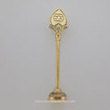 Brass Vel Ayutham  -  Murugan Thiruvadi Symbol for Pooja & Temple Decor