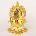 LIGHT OF FAITH BRASS CRUCIFIX OIL LAMP|Siluvai Gold brass vilakku No.2