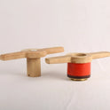 Traditional Wooden Murukku Achu No.1 - Handcrafted Indian Snack Maker for Crispy Murukku