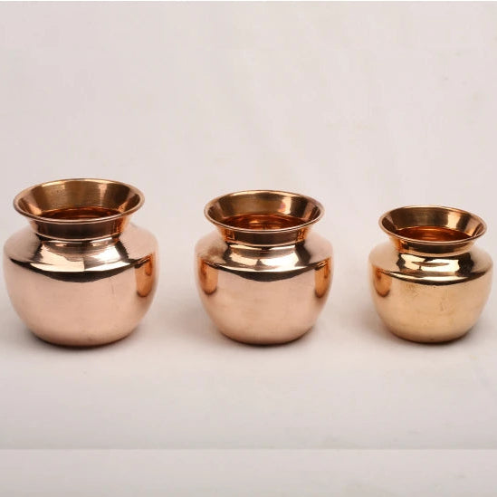 Copper Chombhu Kalasam - Traditional Tamil Nadu Sombu | 500ml, 750ml, 1L