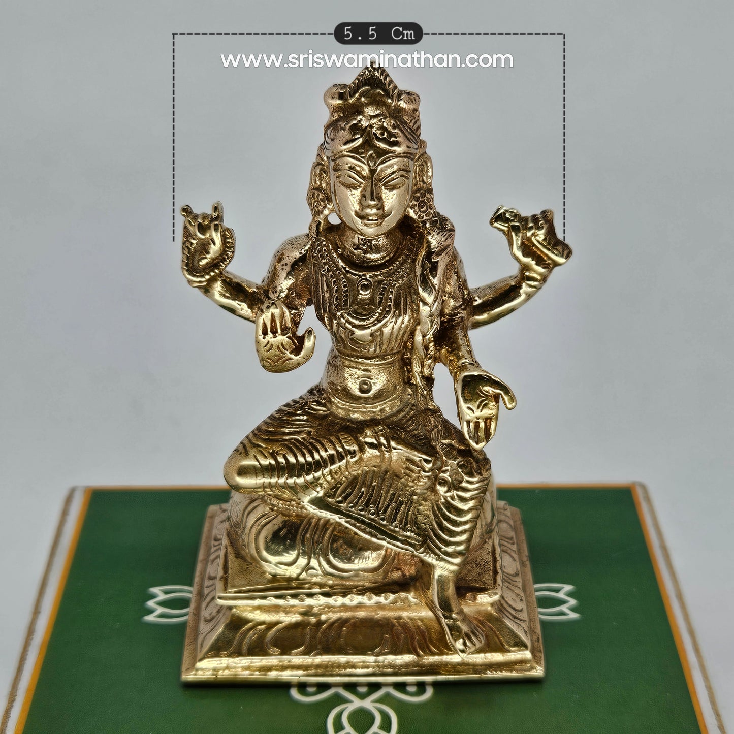 Bala Ambigai Panchaloha Statue 3.5 Inch | Goddess Parvati Child for Navaratri