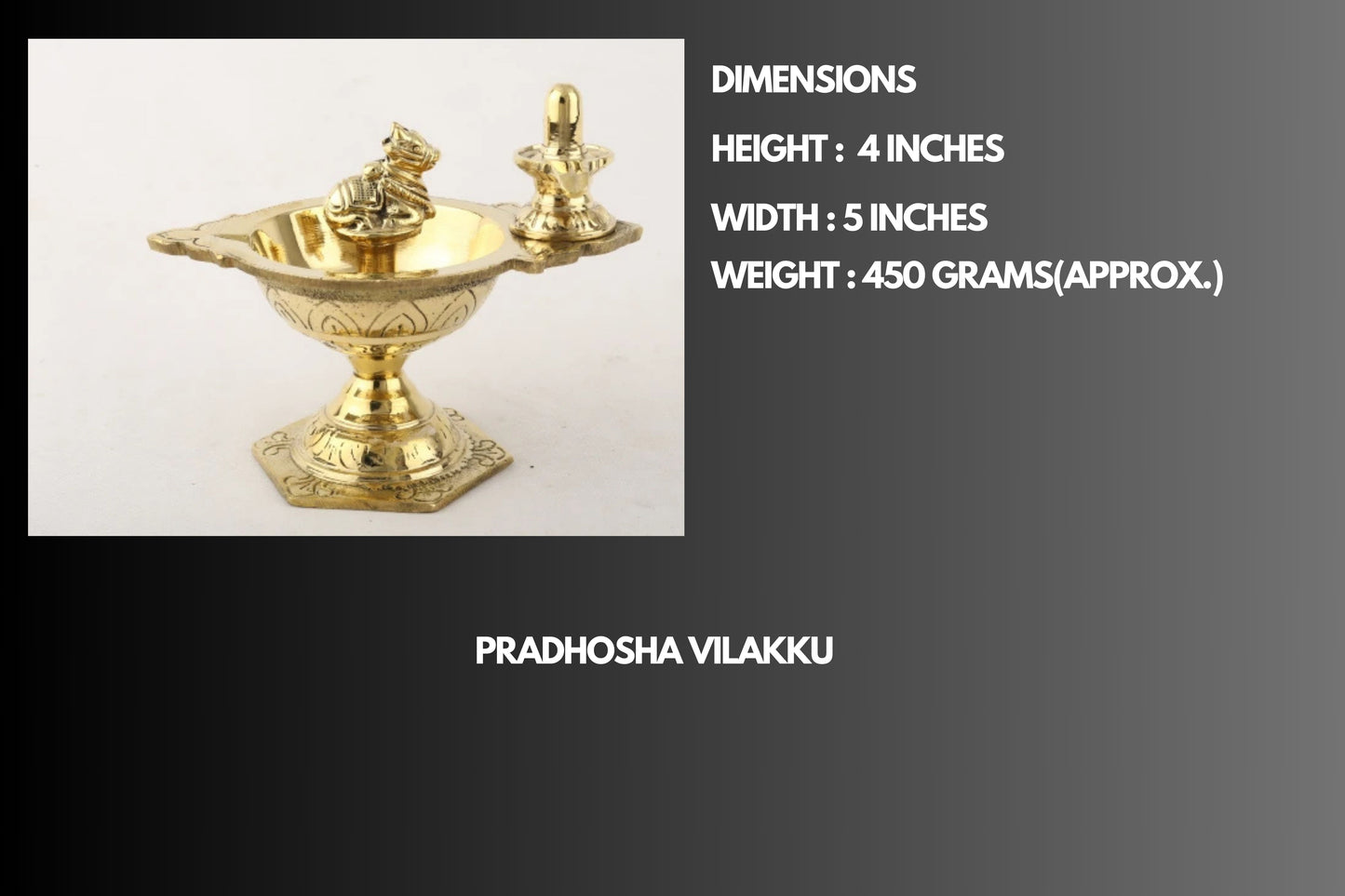 Brass Pradhosa Vilakku