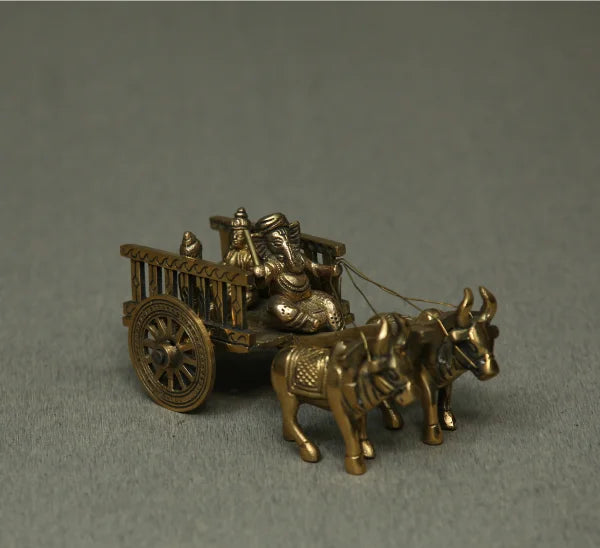 Unique Pooja Gift - Authentic Tamil Brass Craft
