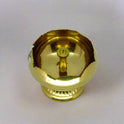 Brass Kamal Nanda Deepam with stand for Puja and Meditation (140g)| Nanda Deepam| Brass Deepam| Lotus Deepam|Spiritual Lighting Puja Lamp