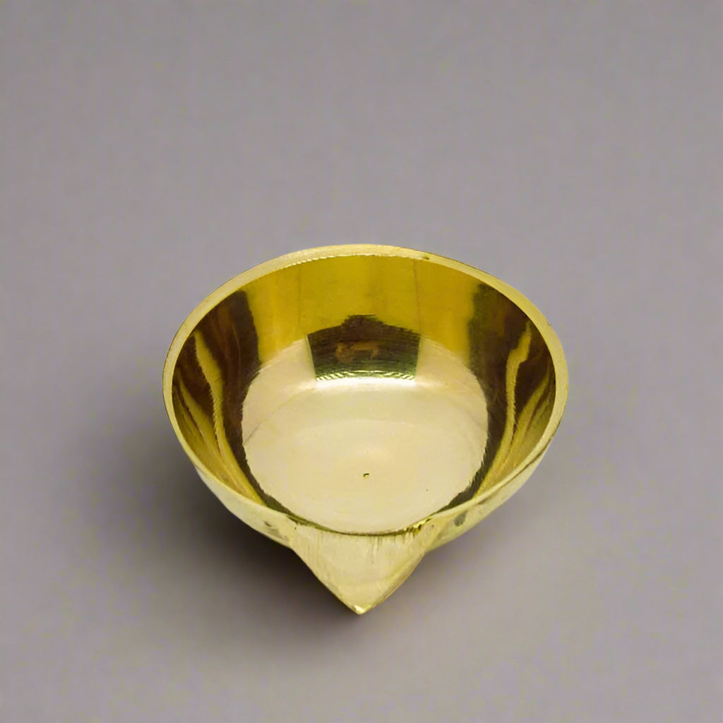 Diwali Special Agal Deepam 3" |Karthigai Deepam Brass Oil Lamp 65g