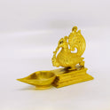 ANNAPAKSHI AGAL DEEPAM ON BEEDAM 7.5 INCHES