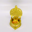 Brass Ashtalakshmi Oil Lamp No.3 – Traditional Pooja Vilakku for Wealth & Prosperity