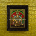Karumbu Kamakshi Tanjore Painting | Classical Tanjore Art | Framed on Wall | 15 x 12 Inch | Sri Swaminathan & Co