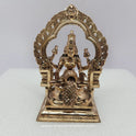 Kubera Lakshmi Panchaloha 5 Inch - Goddess of Wealth on Lotus Throne - Sri Swaminathan