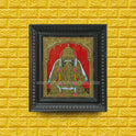 Pillaiyarpatti Karpaga Vinayagar Tanjore Painting | 22K Gold Foil | Framed on Wall | Sri Swaminathan & Co