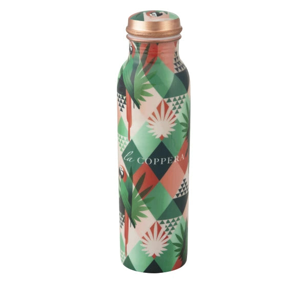 Pure Copper Mist Finish Bottle 1000ml – Ideal Daily Use Bottle for Students & Professionals