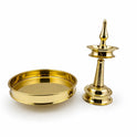 Vishu Kani Basic Set – Brass Vilakku & Uruli Combo
