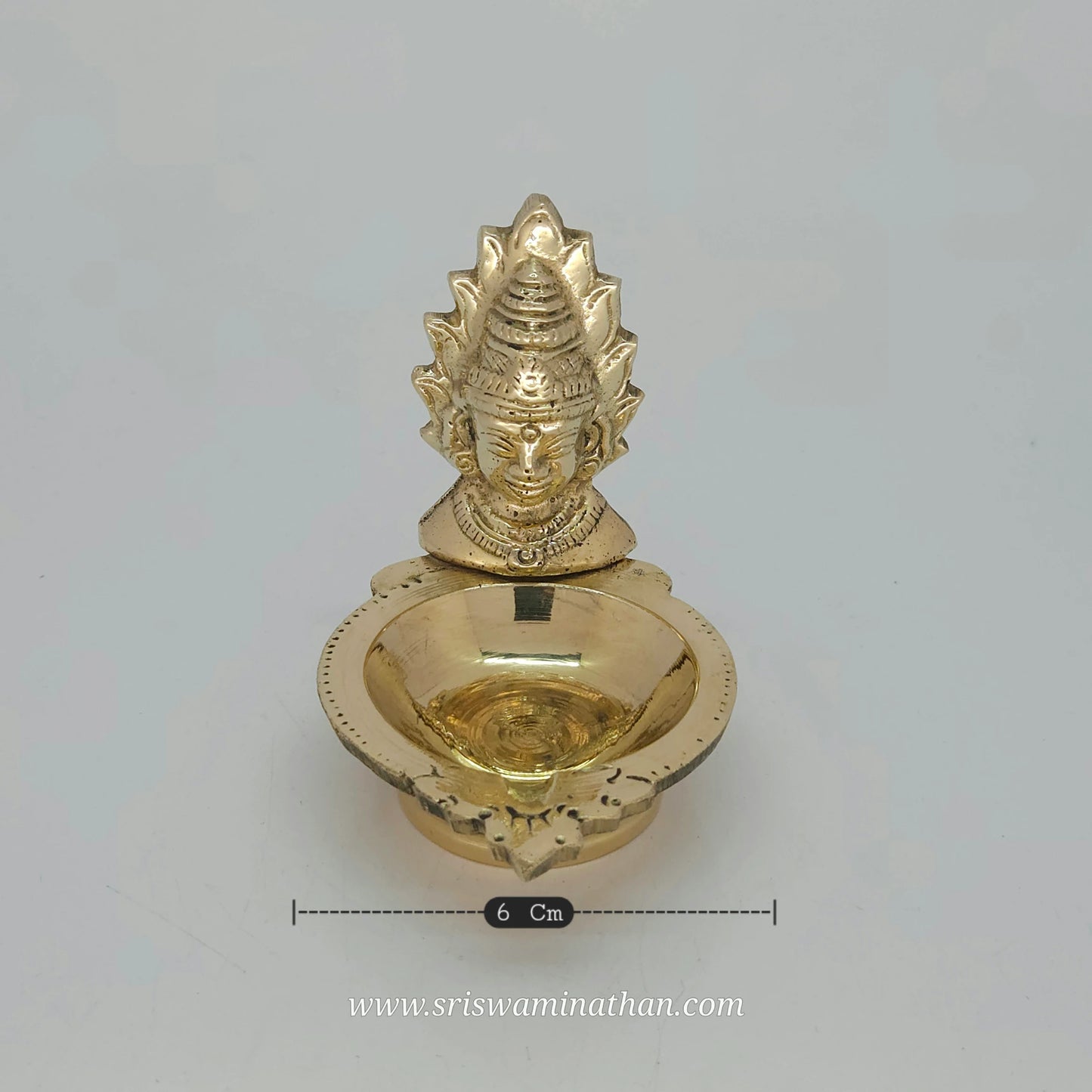 Divine Mother Amman vilakku - Traditional Shakti Devi lamp for Dussehra celebrations