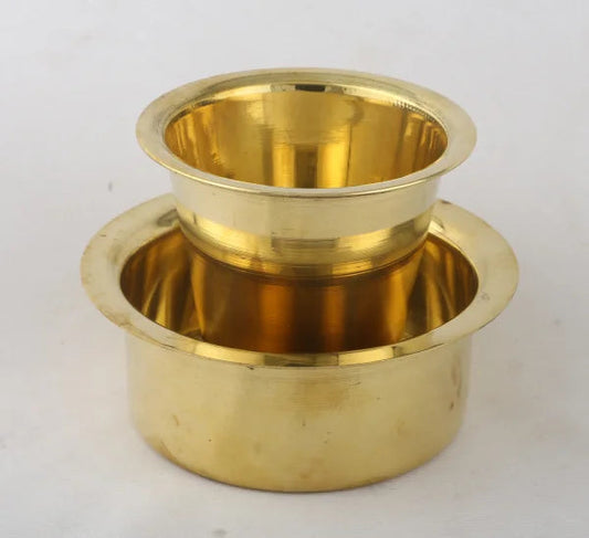Brass davara without tumbler