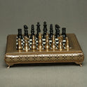 Chess Board With Coins Brass