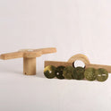 Traditional Wooden Murukku Achu No.1 - Handcrafted Indian Snack Maker for Crispy Murukku