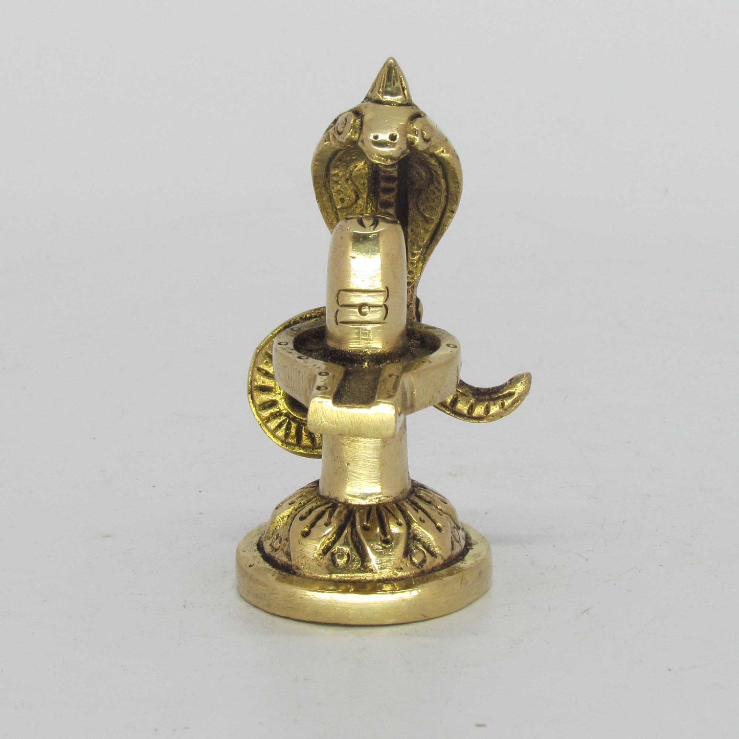 Shivling Sarp Square 140gm Antique