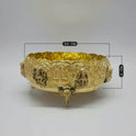Ashtalakshmi Brass Urli Medium Size 26cm Diameter 6cm Height Diggaja Vastu Vessel Yaanai Muga Uruli Enugu Mukham Ittadi