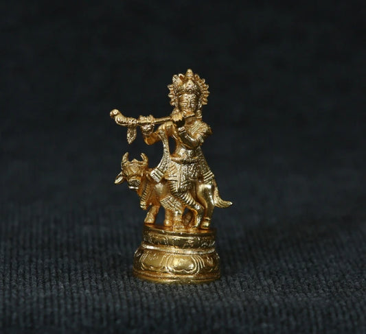 Krishna Cow .450g Gold