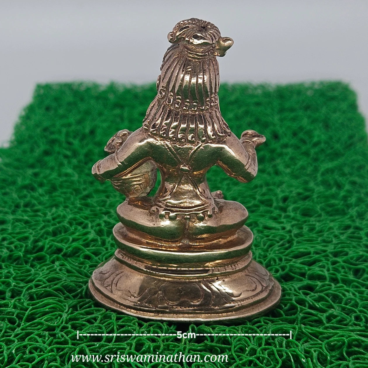 Bala Krishna Back View - Makhan Chor Panchaloha Brass - Krishna Jayanti Idol - Sri Swaminathan