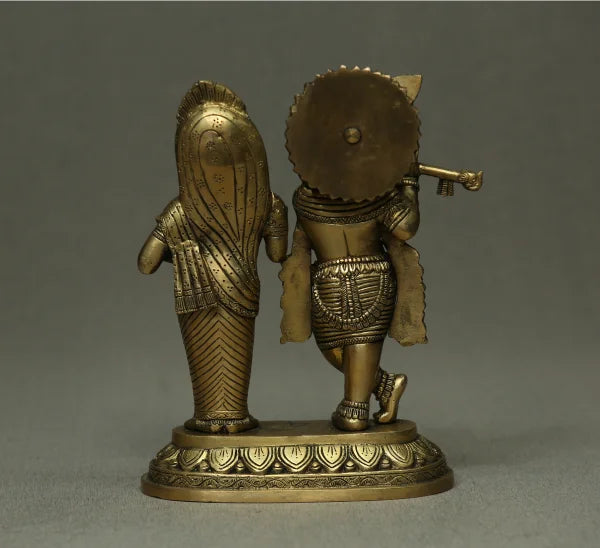 Radha Krishnar Base 4.5kg Antique