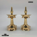 Brass Kerala Vilakku 6 Inch Weight 220 Grams Pure Brass — Sri Swaminathan & Co