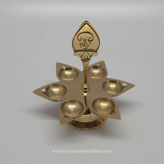 Brass Murugan Kandha Shasti Vilakku for special pooja