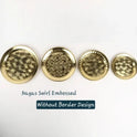 Brass Nagas Design Plate Without Border Design Plain Serrated Rim — Sri Swaminathan & Co
