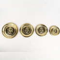 Brass Vinayagar Embossed Plate All Sizes 4 to 8 Inch — Sri Swaminathan & Co