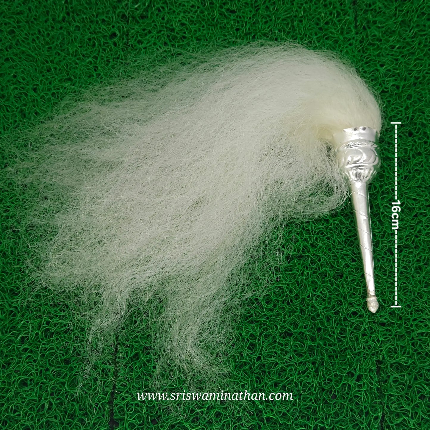 Vensamaram 60gm yak hair density – vishnu temple pooja fan