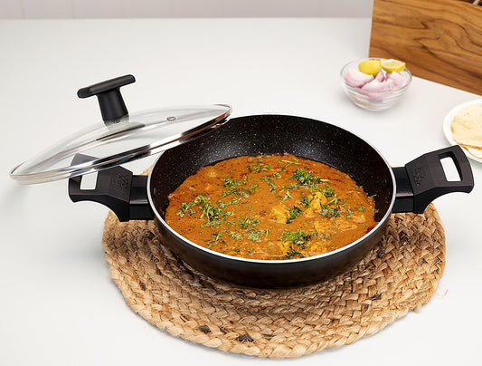 MILTON KADHAI 28CM WITH LID TRIPLY