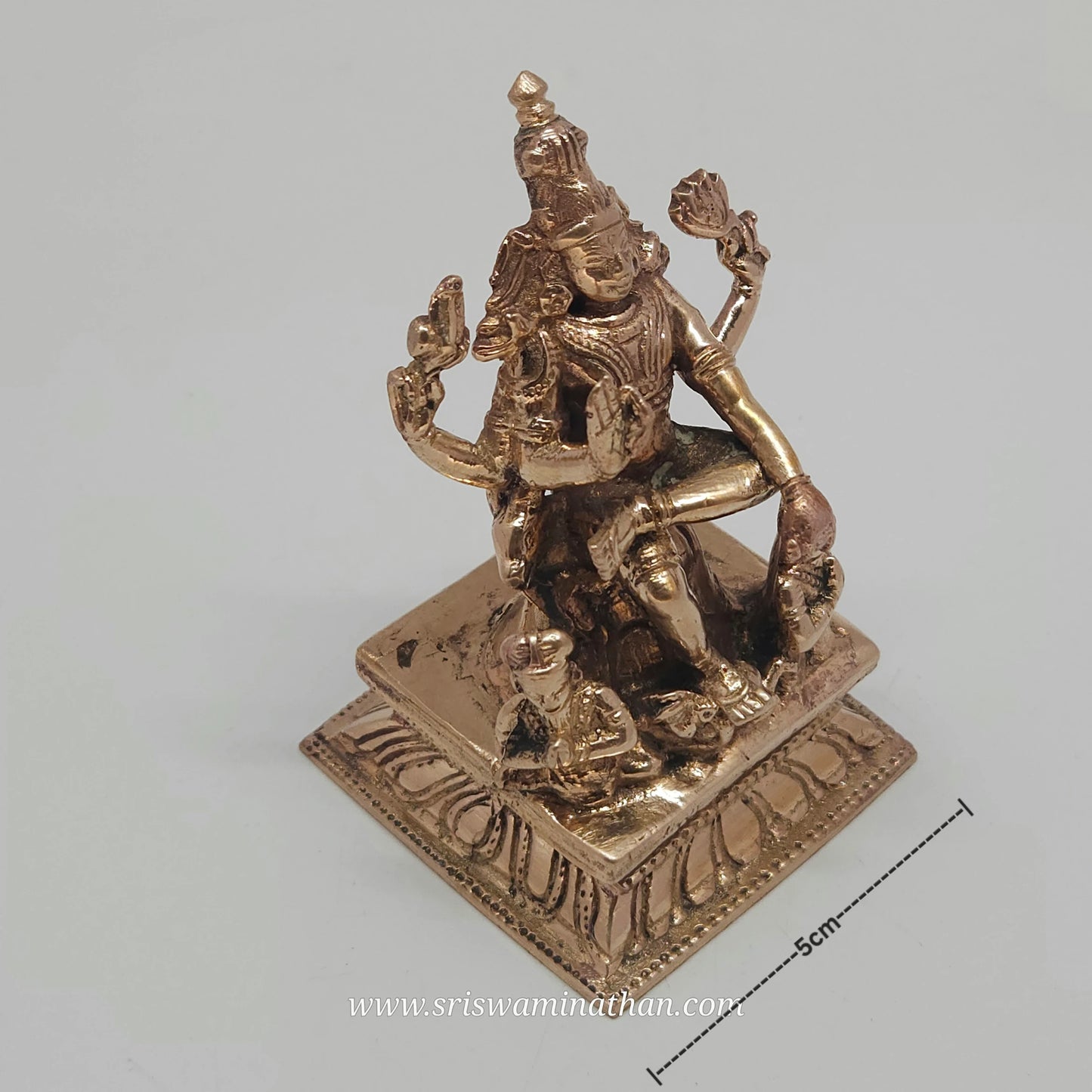 Dakshinamurthy Panchaloha Complete Statue - Wisdom Deity - Knowledge Seeker Idol - Sri Swaminathan
