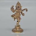 Dancing Ganesha Panchaloha Statue 4.5 Inch - Nataraj Vinayagar Dancing Pose - Vinayagar Chaturthi - Sri Swaminathan