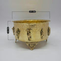 Dasavatar Abhishek Patra Brass Large Size 37cm Diameter 14cm Height Vastu Urli Dasavatara Abhishekam Bowl Sri Swaminathan