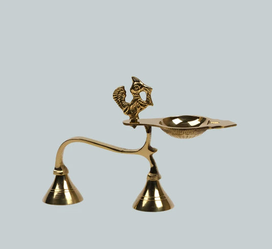 Brass Arti Peacock-one Face
