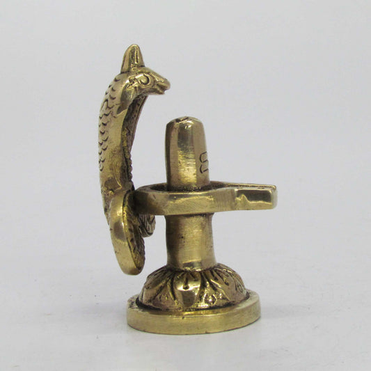Shivling Sarp Square 140gm Antique