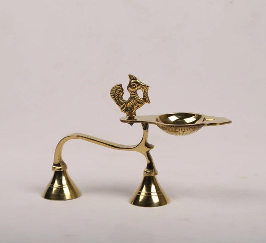 Brass Arti Peacock-big Pcs.