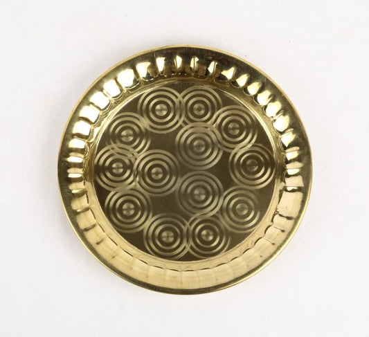 Brass Nagas Plate No.11 350gm