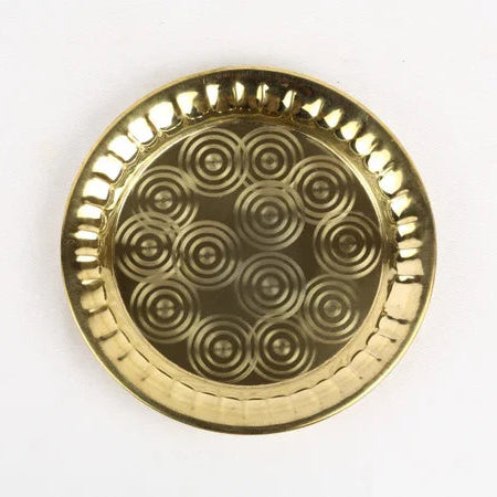 Brass Nagas Plate No.10 240 Gm