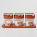 Glass Oil Bottle 3 Pcs 144
